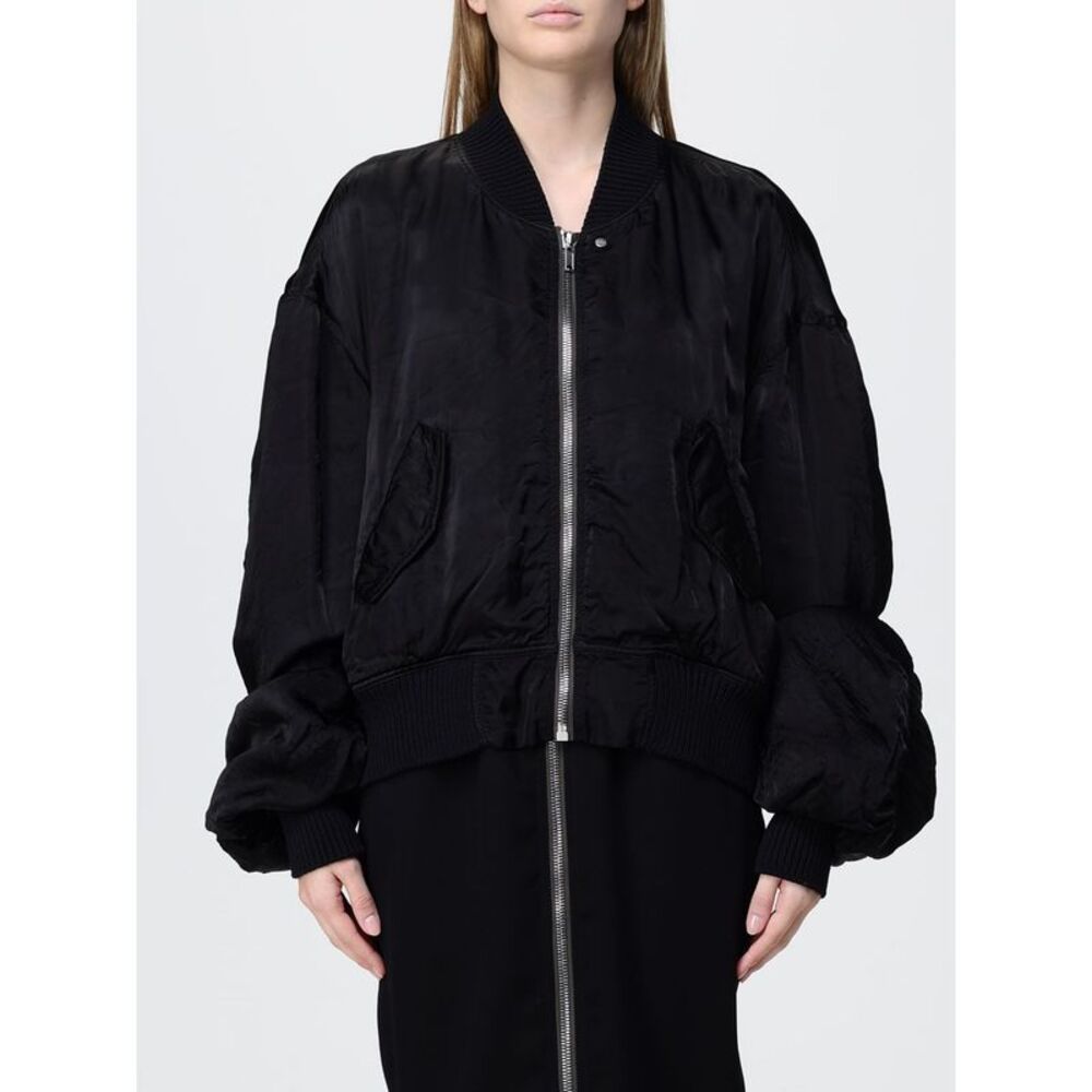 Rick Owens Women Technical Fabric Bomber Jacket Rick Owens